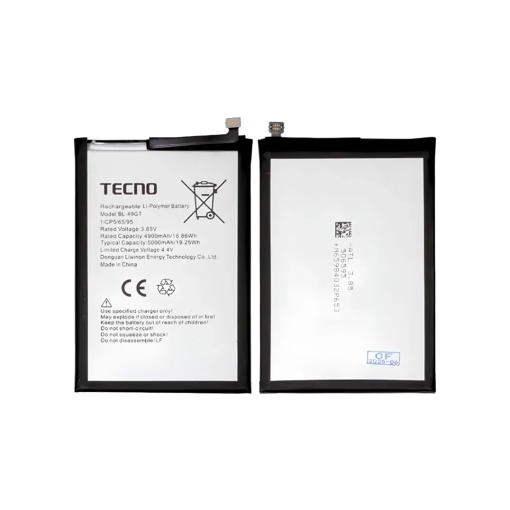 [3865] BATERIA INFINIX NOTE 11 NOTE 12 NOTE 12 TURBO NOTE 12 5G NOTE 12 PRO 5G BL49GT 49KX