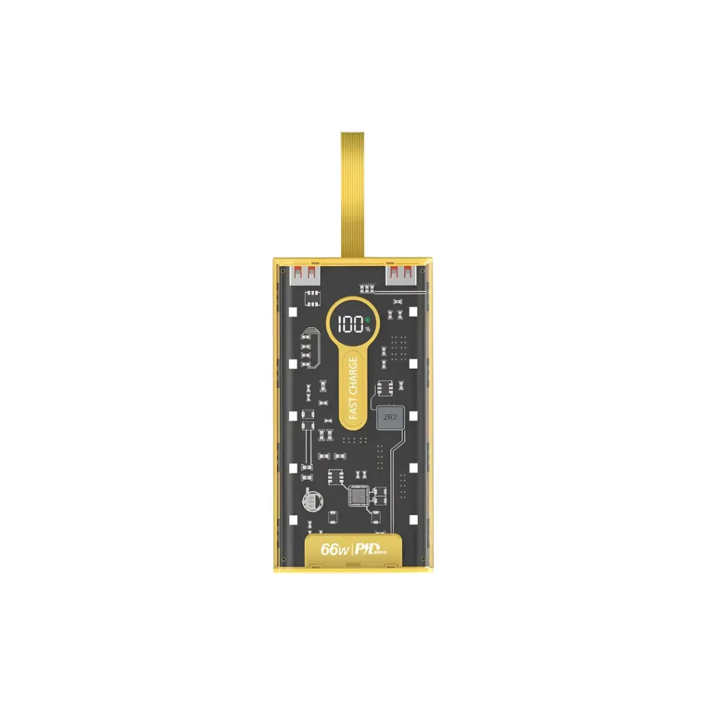 [3888] POWER BANK 10.000MAH PD CHARGE TRANSPARENTE