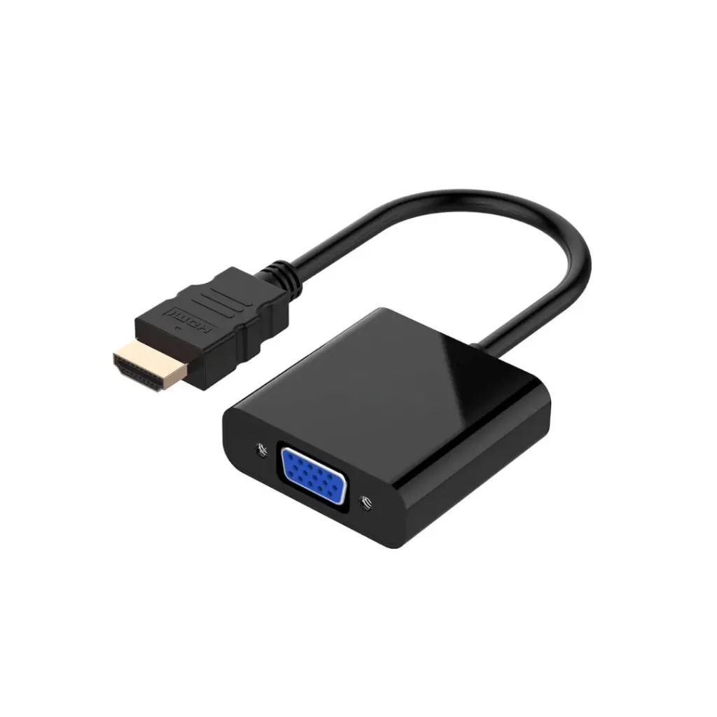 CONVERTIDOR CABLE HDMI A VGA HEMBRA